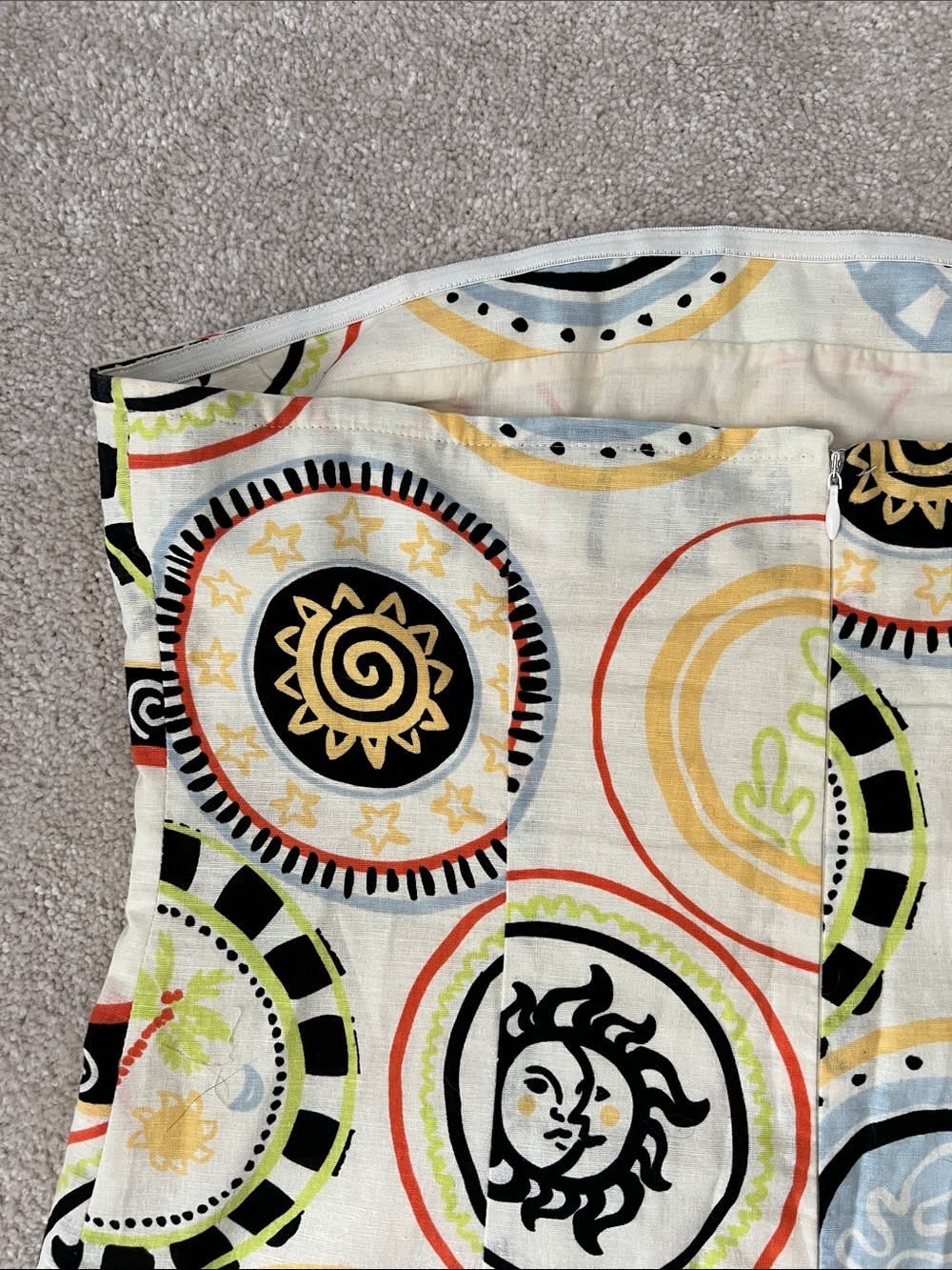 Never Fully Dressed Strapless Medallion Sun Tunic Top - Picture 5 of 6